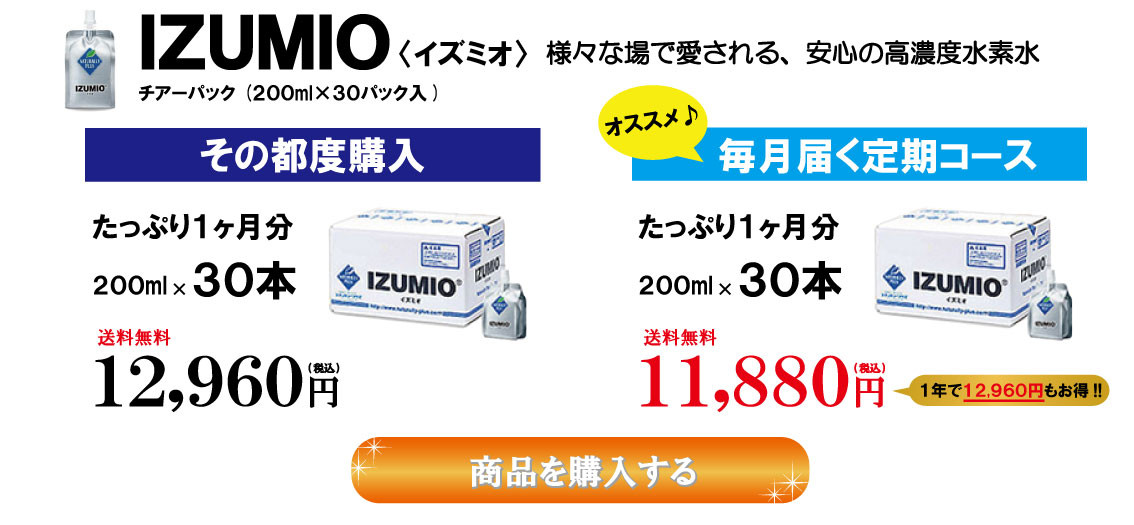 イズミオ【Boistore様専用】水素水 ミネラルウォーター イズミオ 水素